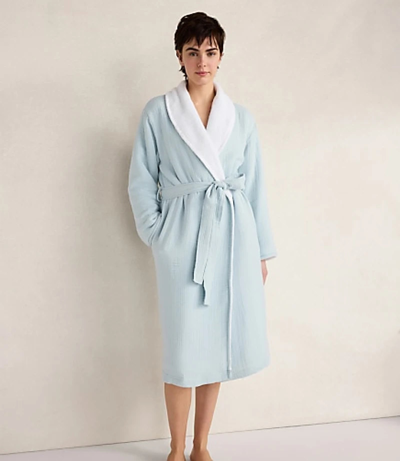 Haven Well Within Cotton Gauze Plush Robe