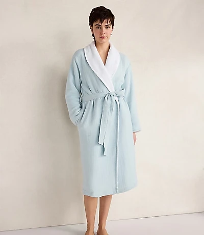 Haven Well Within Cotton Gauze Plush Robe