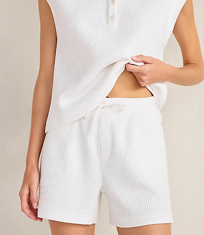 Haven Well Within Organic Cotton Bold Waffle Shorts