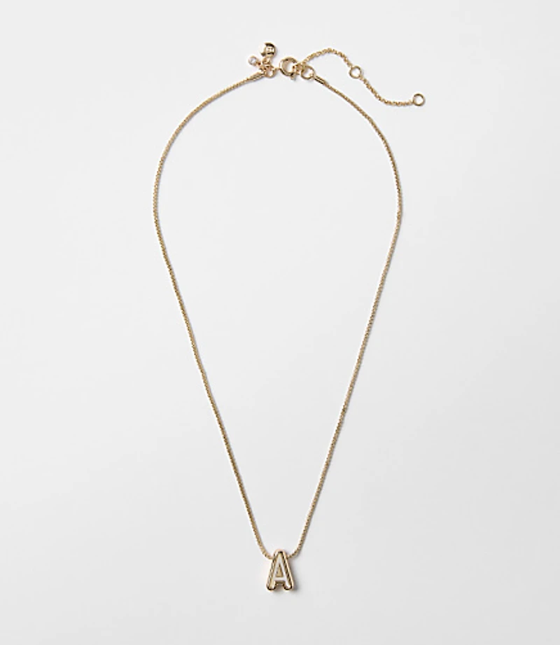 Modern Initial Necklace