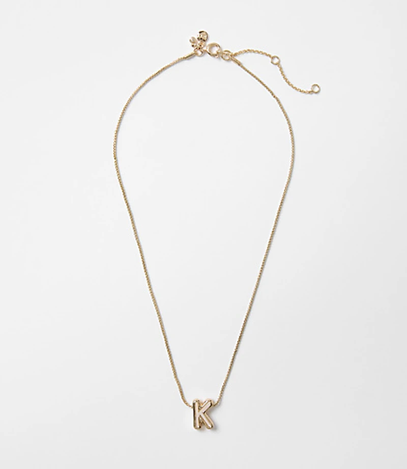 Modern Initial Necklace