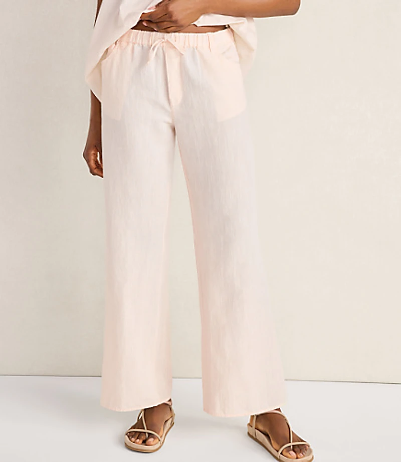 Haven Well Within Organic Cotton Linen Drawstring Pants
