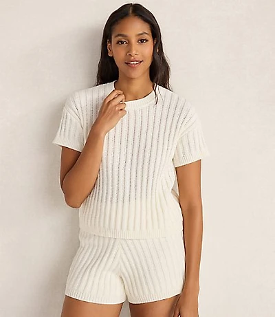Haven Well Within Cotton Vertical Stitch Tee