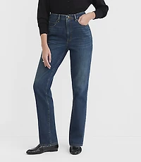 Rivete Curvy High Rise Stovepipe Jeans Authentic Dark Indigo Wash