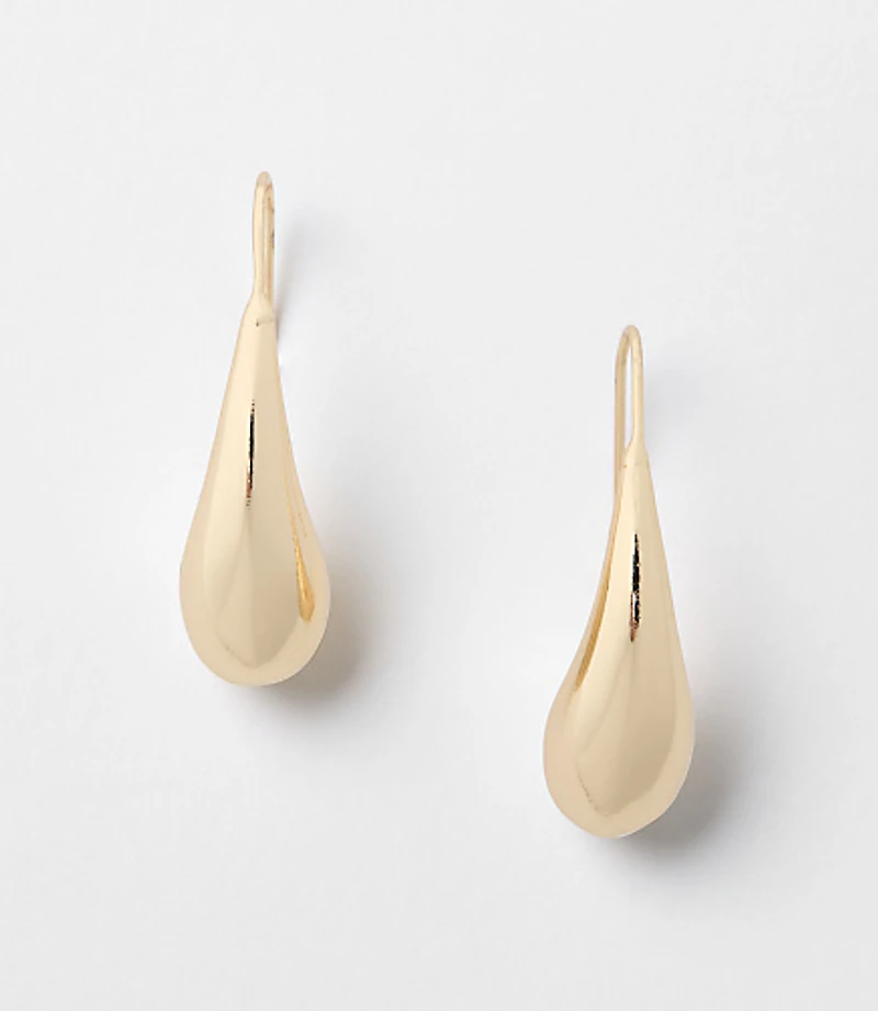 Mini Teardrop Pull Through Earrings