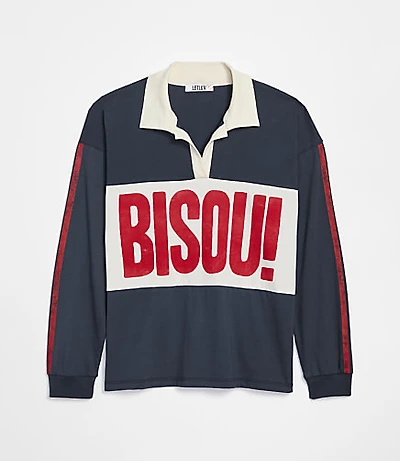 Letluv Bisou Rugby Polo Top