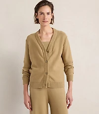 Haven Well Within Organic Cotton V-Neck Cardigan