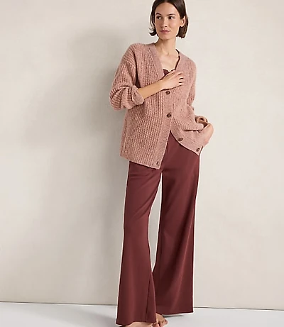 Haven Well Within Organic Cotton Rib Knit Wide Leg Pants