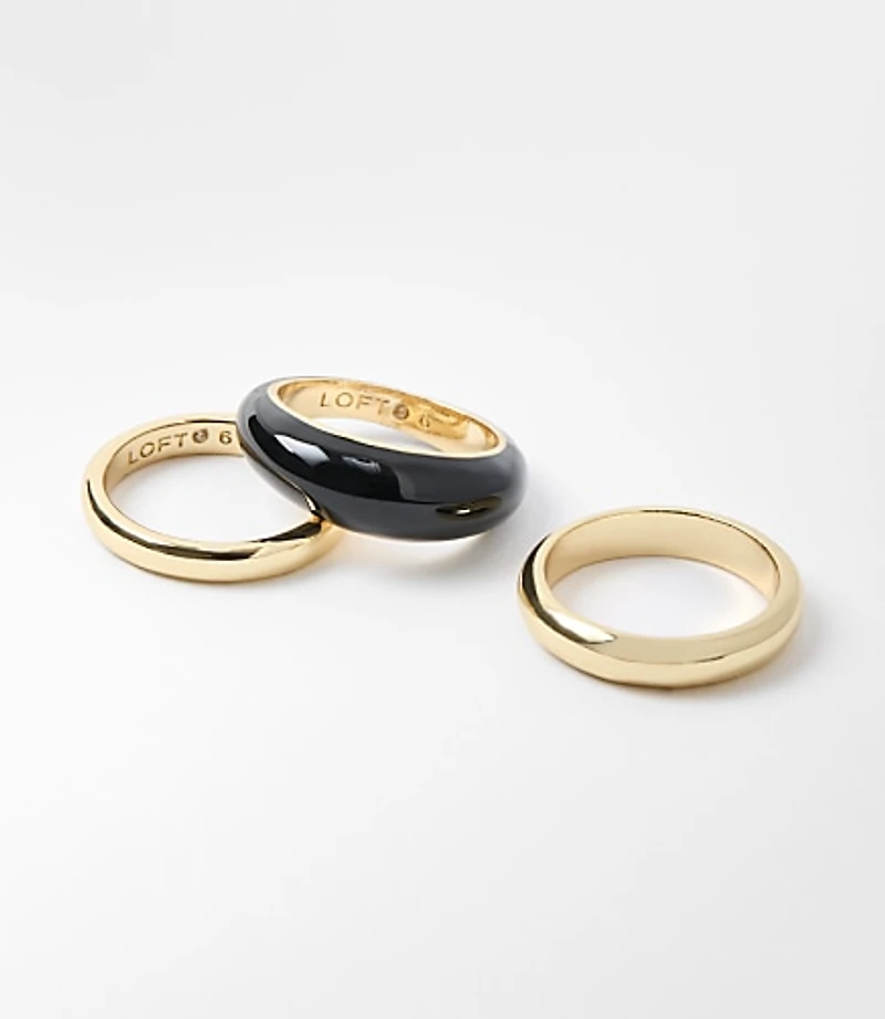 Enamel Ring Set