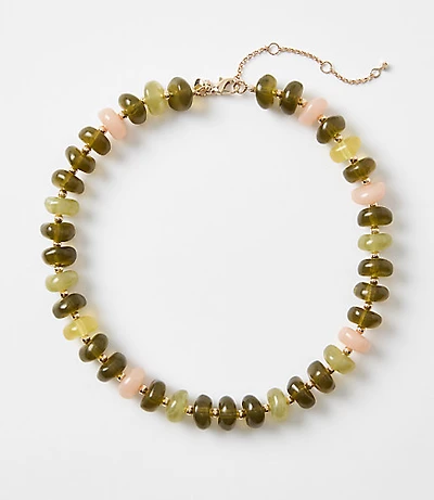 Beaded Statement Necklace
