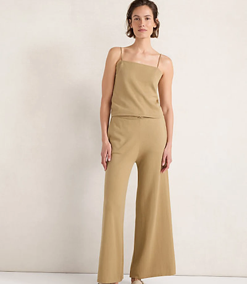 Haven Well Within Organic Cotton Jersey Wide Leg Pants