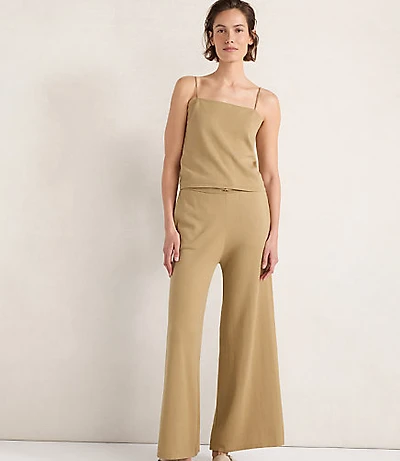 Haven Well Within Organic Cotton Jersey Wide Leg Pants