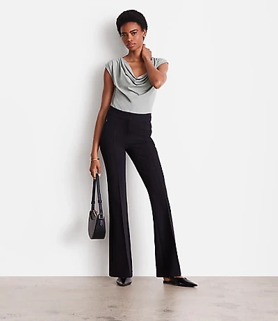 Tall LOFT Versa Ponte Deluxe Flare Pants