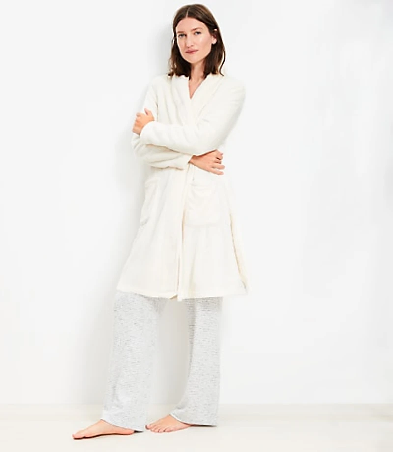 Cozy Faux Fur Pocket Robe