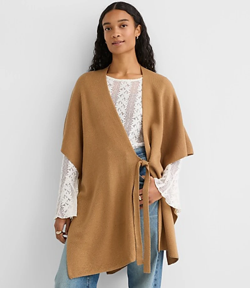 Tie Knit Wrap