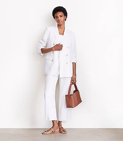 LOFT Versa Pure Spun Double Breasted Blazer