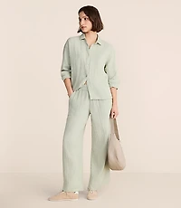 Lou & Grey Triple Cloth Wide Leg Pants