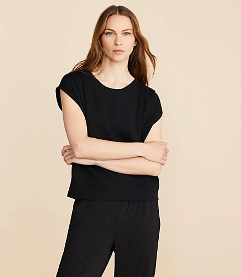 Lou & Grey Scubasoft Pleated Muscle Tee