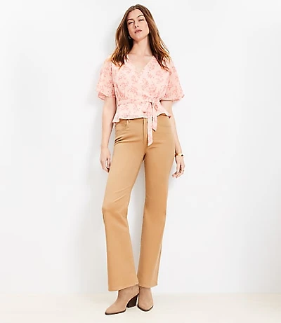 Meadow Peplum Wrap Top