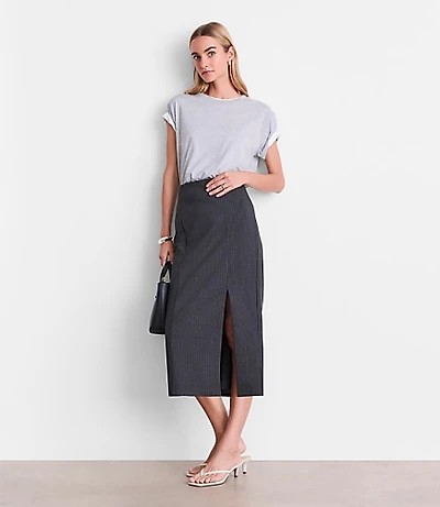 Petite LOFT Versa Relaxed Jersey Crew Tee