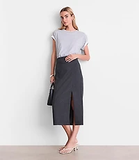 Petite LOFT Versa Relaxed Jersey Crew Tee