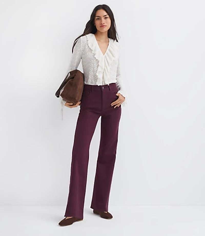 High Rise Relaxed Flare Pants