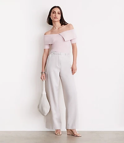 LOFT Versa Foldover Off The Shoulder Sweater