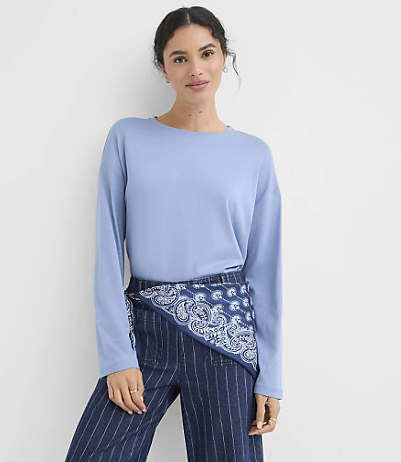 Petite Long Sleeve Modern Tee