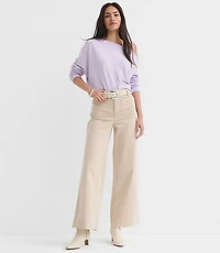 Palmer Wide Leg Pants Brushed Corduroy