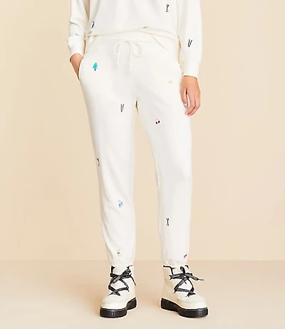 Lou & Grey Winter Cozy Cotton Terry Joggers