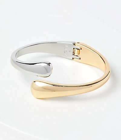Mixed Metal Cuff Bracelet