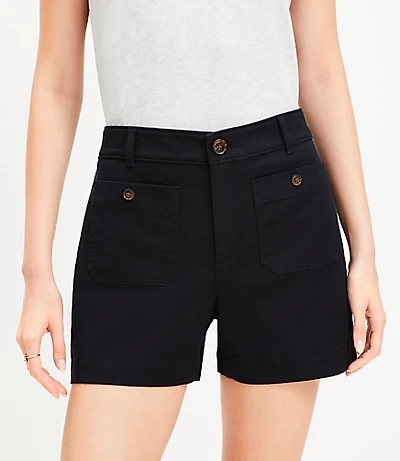 Petite Curvy Palmer Shorts Twill