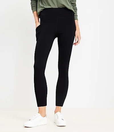 Lou & Grey High Waist Softsculpt Side Pocket 7/8 Leggings