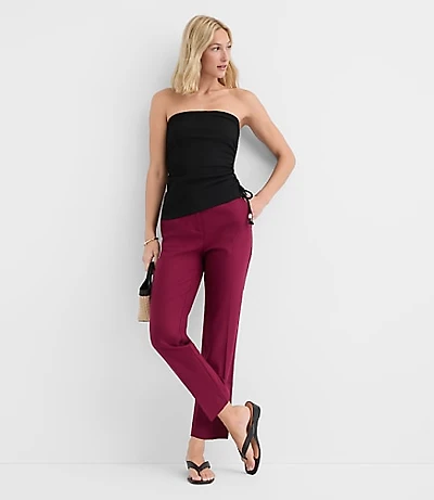 Riviera Slim Pants Linen Blend