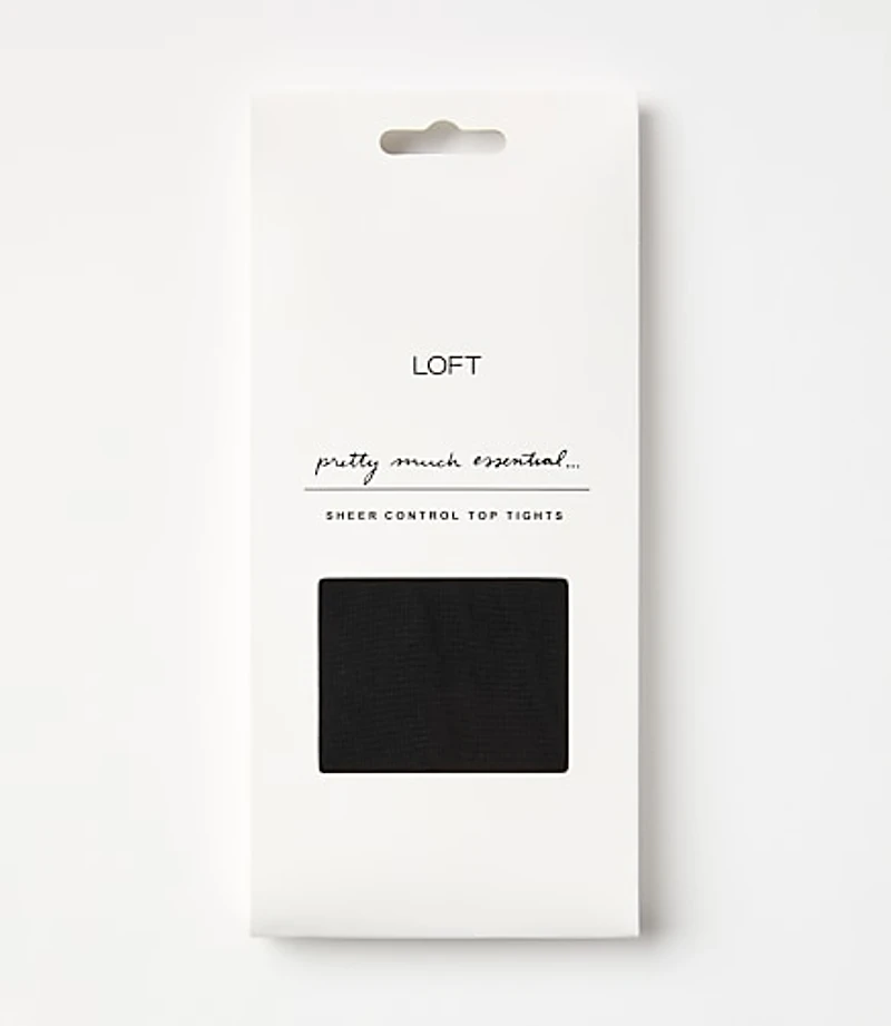 Sheer Control Top Tights