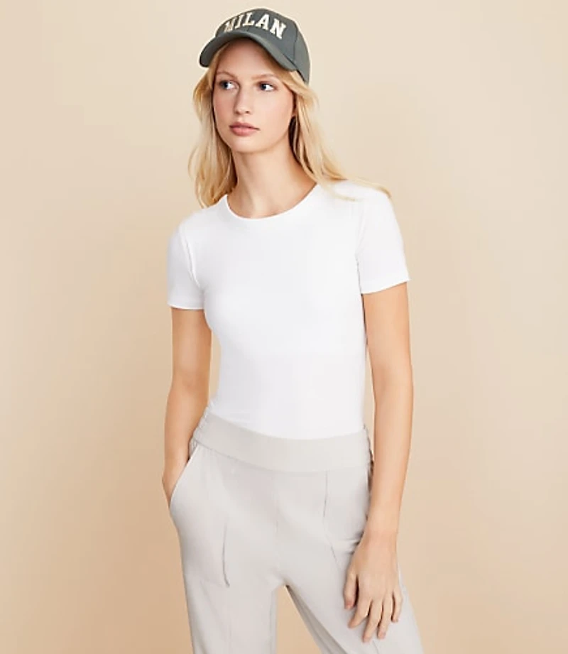 Lou & Grey Ribbed Bra Tee