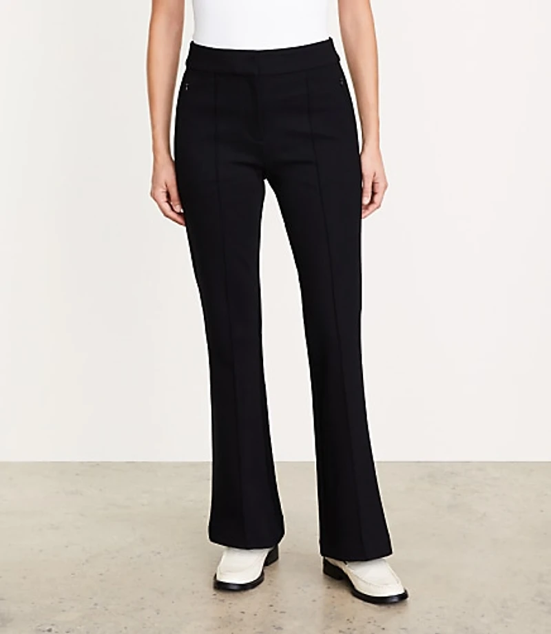 Curvy LOFT Versa Ponte Deluxe Flare Pants