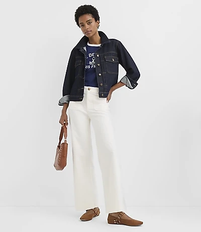 Tall Palmer Wide Leg Pants in Brushed Corduroy