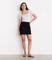 LOFT Versa 360 Knit Square Neck Tee