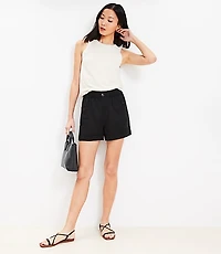 Cuffed Utility Shorts Twill