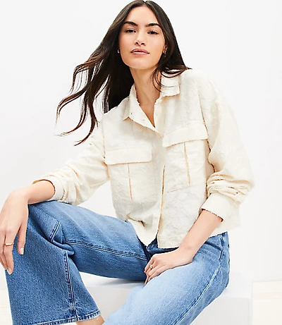 Clip Wide Sleeve Modern Utility Shirt