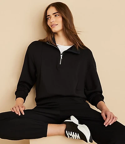 Lou & Grey Scubasoft Half Zip Top