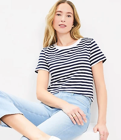 Striped Everyday Crew Tee