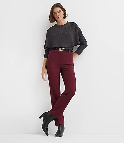 Petite Parker Straight Pants Twill