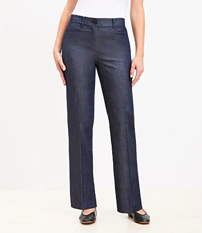 Petite Curvy Parker Straight Pants Refined Denim