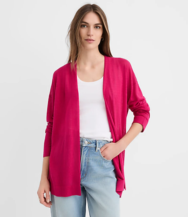 Sheer Open Cardigan