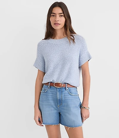 Ribtrim Wedge Sweater