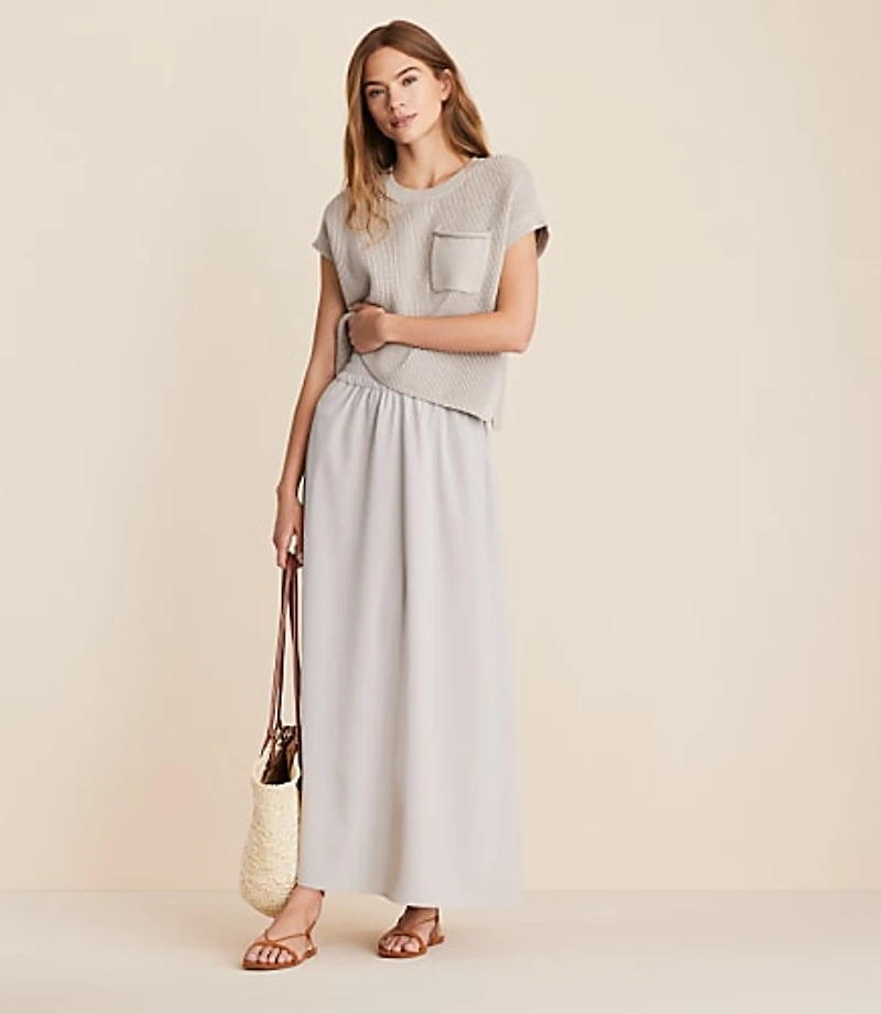Lou & Grey Wanderweave Maxi Pocket Skirt