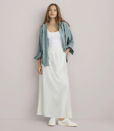 Lou & Grey Wanderweave Maxi Pocket Skirt