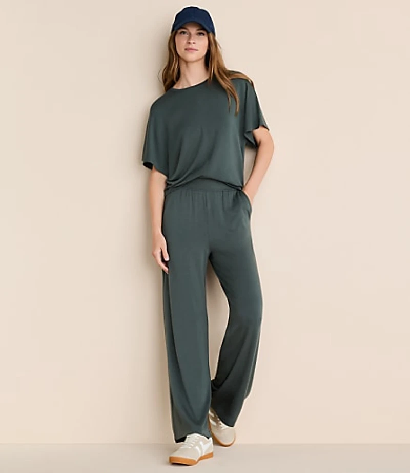 Lou & Grey Signaturesoft Wide Leg Pants